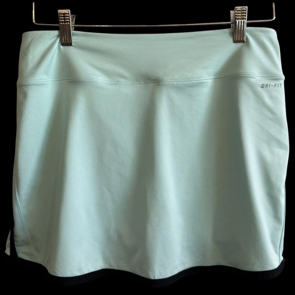 Nike Dri-FIT High-Waisted 13" Mint Green‎ Golf Skort 523541-417 Women Sz M #359 - Picture 2 of 10